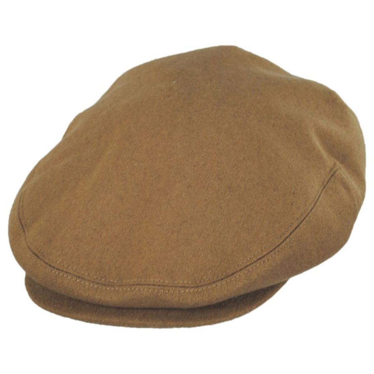 Jaxon Hats | Harlem Wool Blend Ivy Cap | 167733 | lead | CAMEL