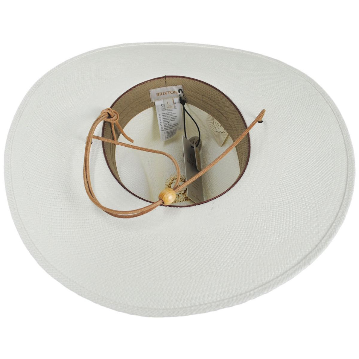 BRIXTON HATS | Marina Panama Straw Lifeguard Hat | 128361 | under | PANAMA WHITE