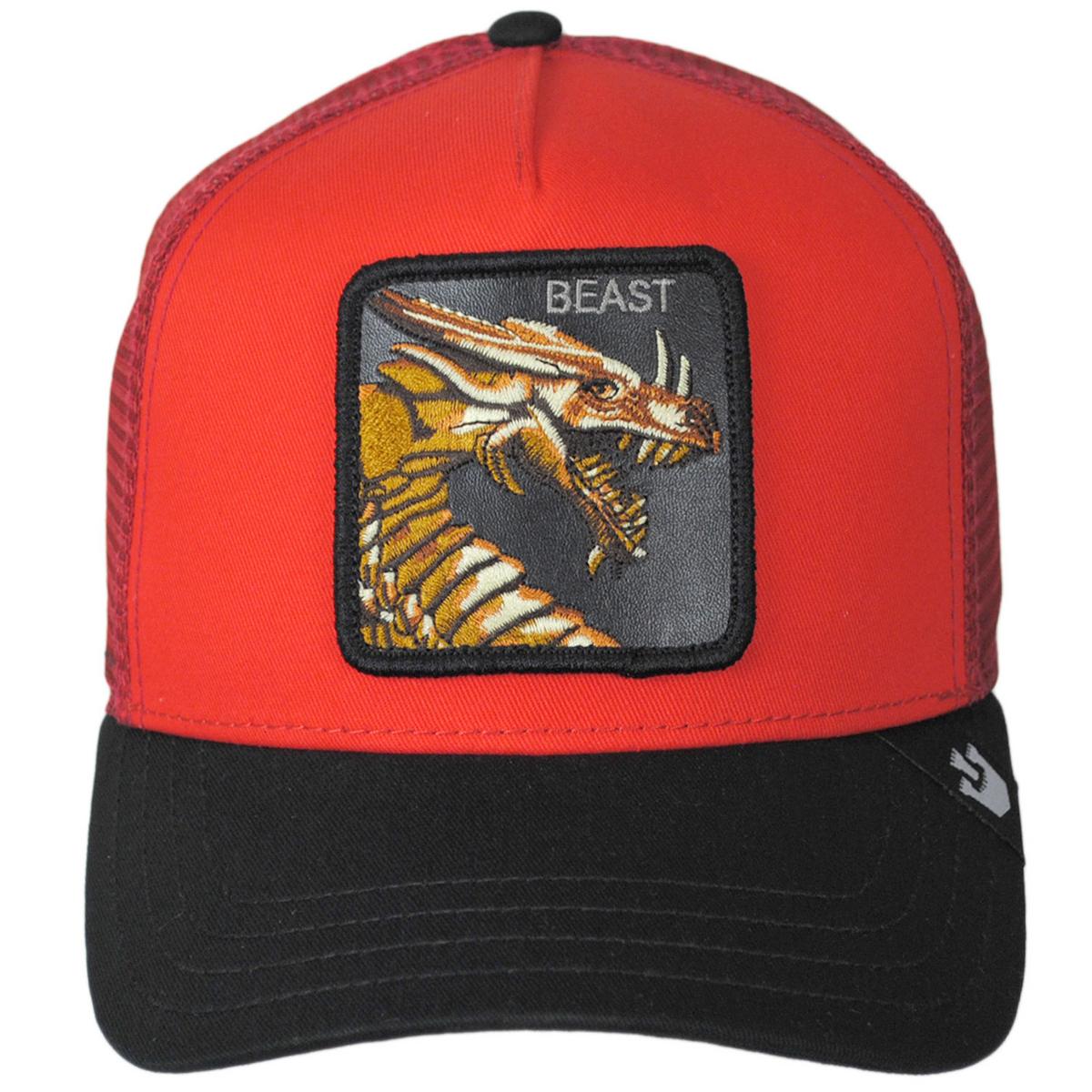 Goorin Bros | Beast Mesh Trucker Snapback Baseball Cap | 200726 | front | SCARLET