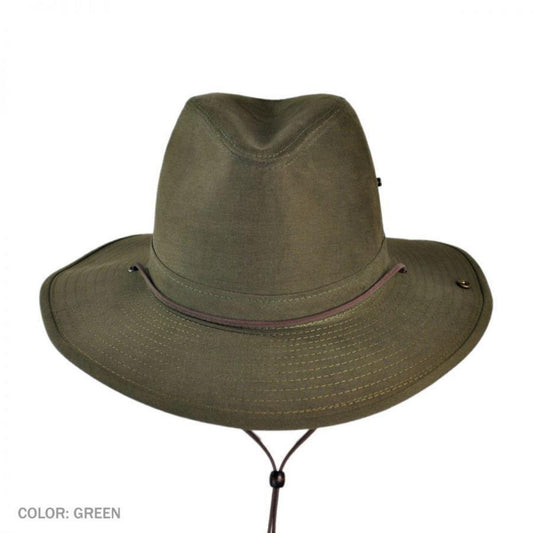 Henschel | Cotton Twill Aussie Hat | 140335 | front | GREEN