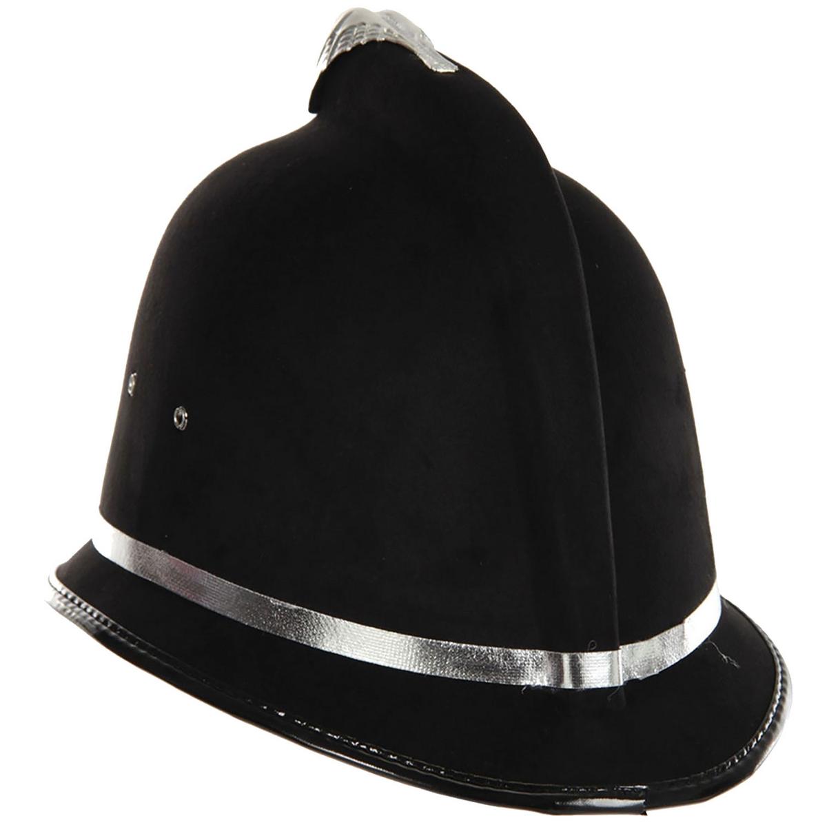 Elope | British Bobby Helmet | 190313 | detailone | BLACK/SILVER