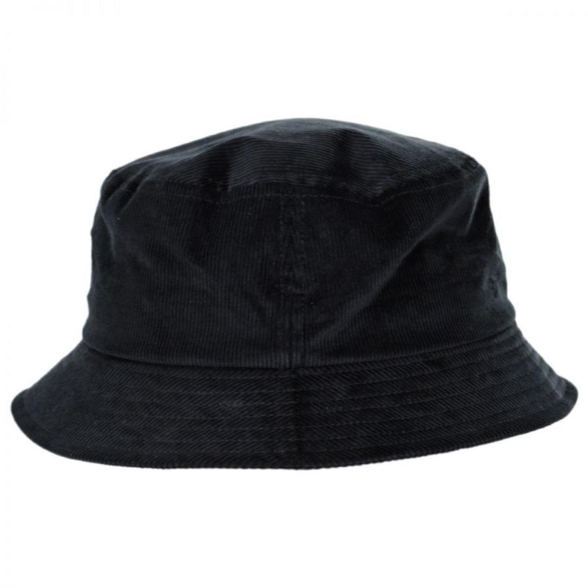 Kangol | Corduroy Cotton Blend Bucket Hat | 185710 | profile | BLACK