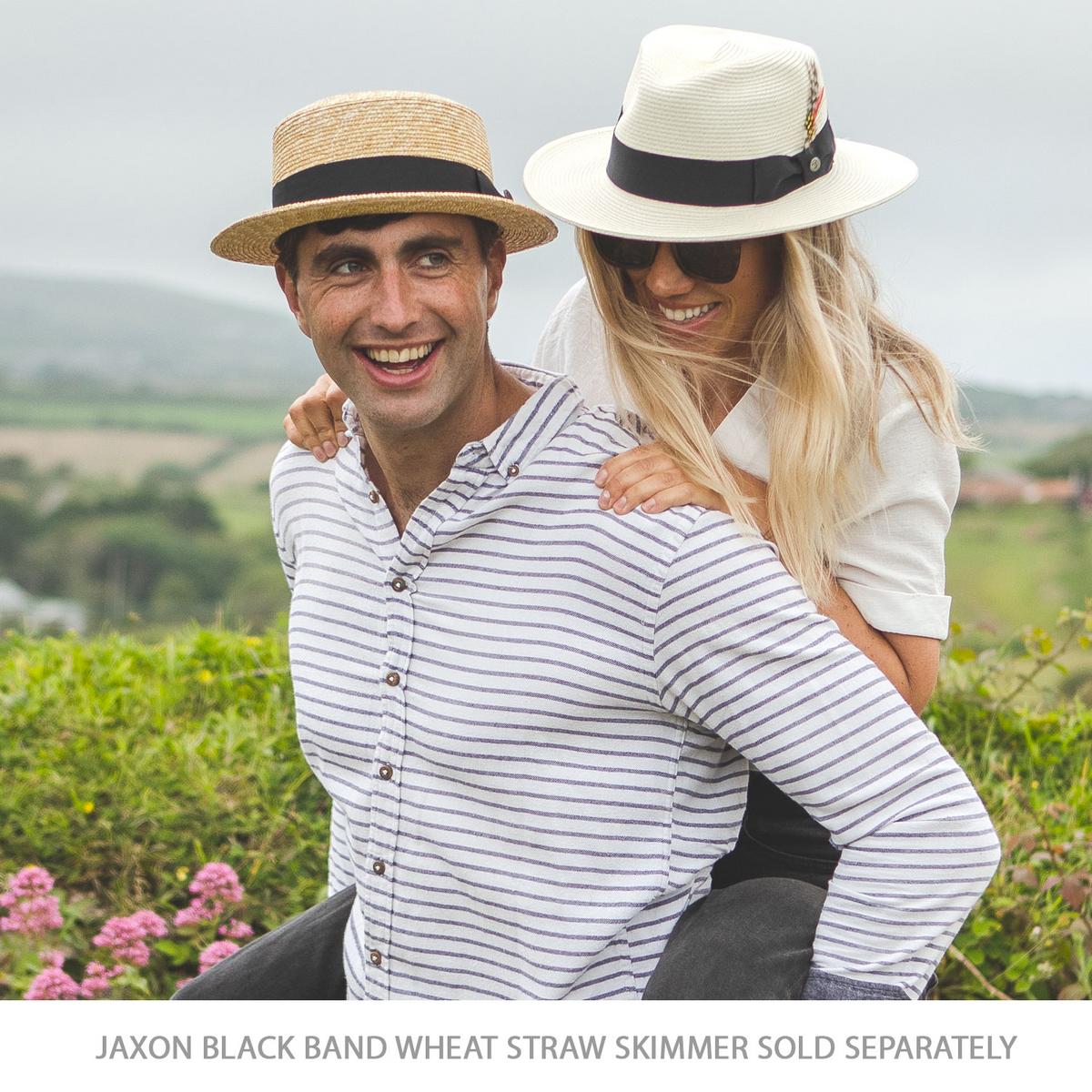 Jaxon Hats | Summer C-Crown Toyo Straw Fedora Hat | 129010 | lsftwo | IVORY