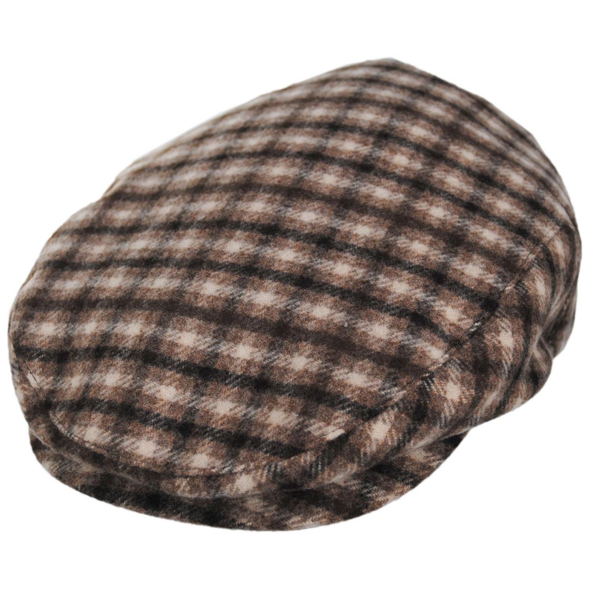 BRIXTON HATS | Hooligan Plaid Ivy Cap | 161574 | lead | SAND/BROWN