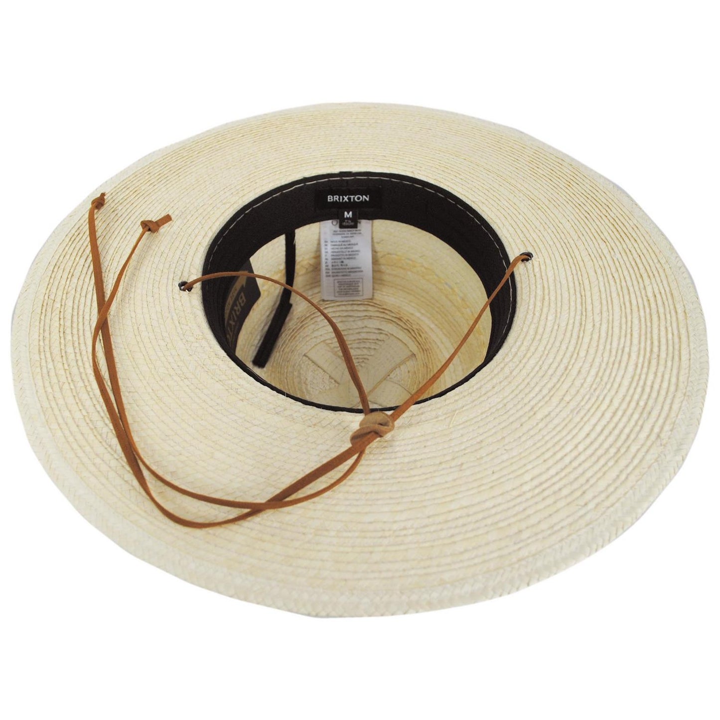 BRIXTON HATS | Beck Palm Straw Rancher Fedora Hat | 128367 | under | NATURAL