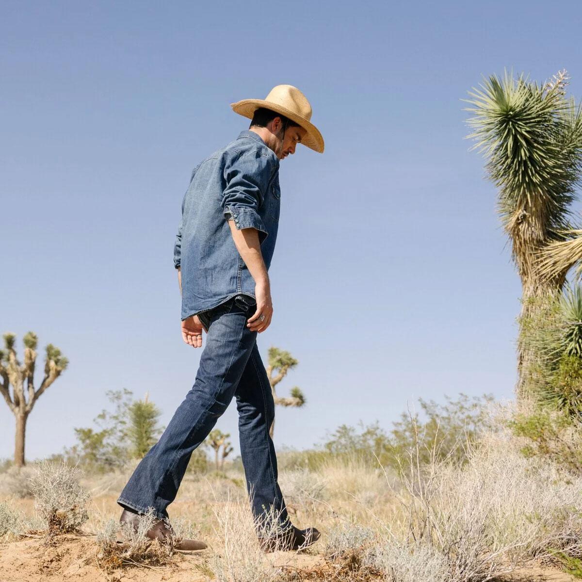 Stetson | Bryce Palm Leaf Straw Gus Western Hat | 126936 | lsmtwo | NATURAL