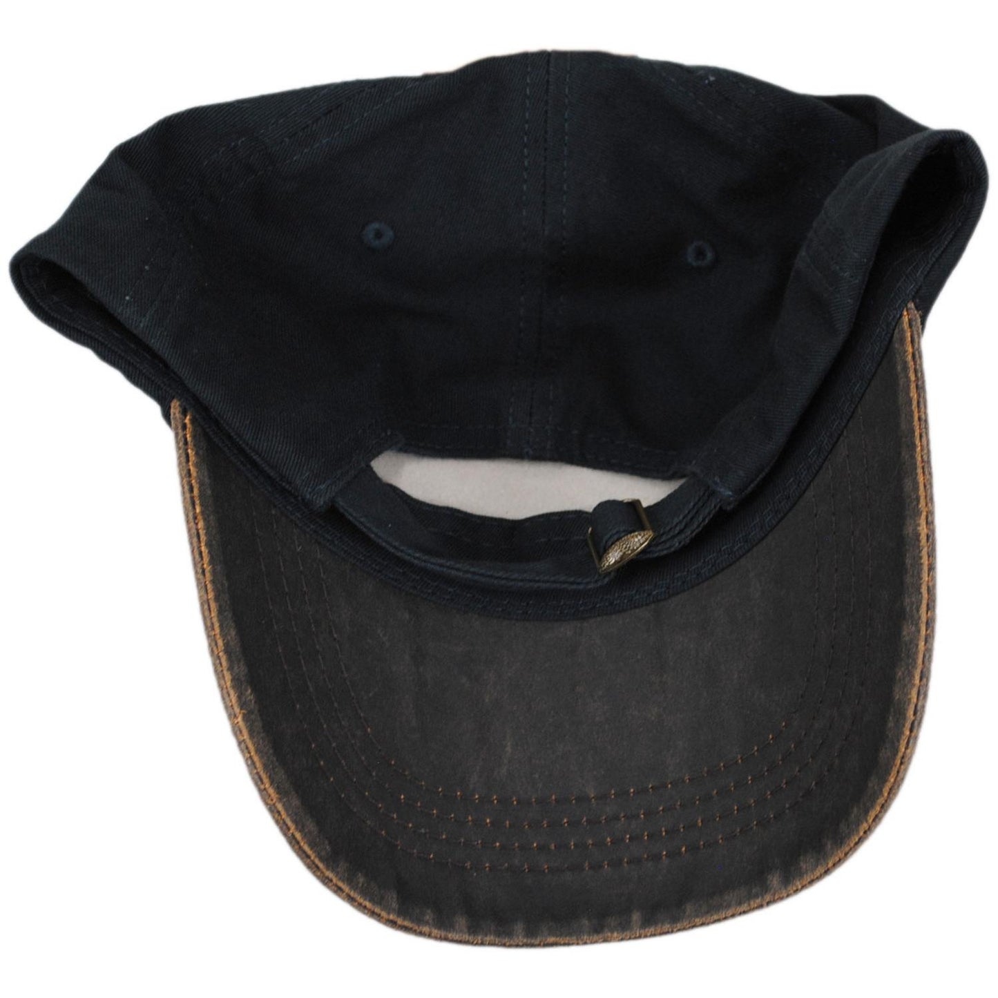 Dorfman Pacific | Weathered Cotton Bill Baseball Cap | 200191 | under | NAVY