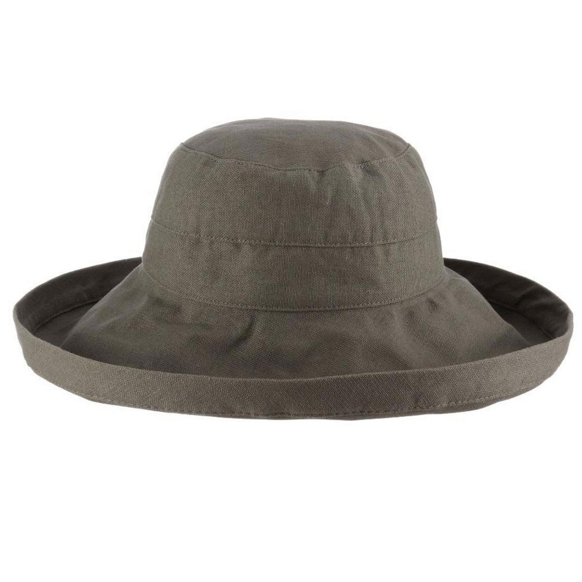 Scala | Lanikai Cotton Sun Hat | 106374 | front | OLIVE