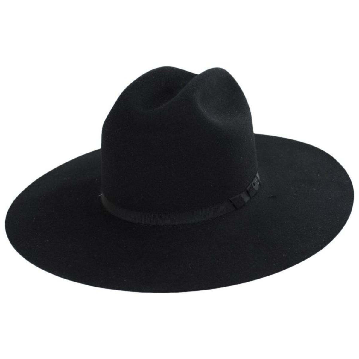 Bailey 1922 | Niall Wool Felt Western Hat | 130394 | lead | BLACK