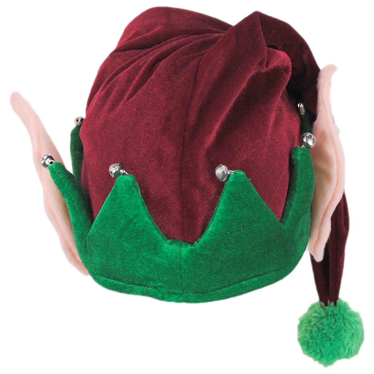 Elope | Elf Ears Stocking Hat | 190334 | front | RED/GREEN