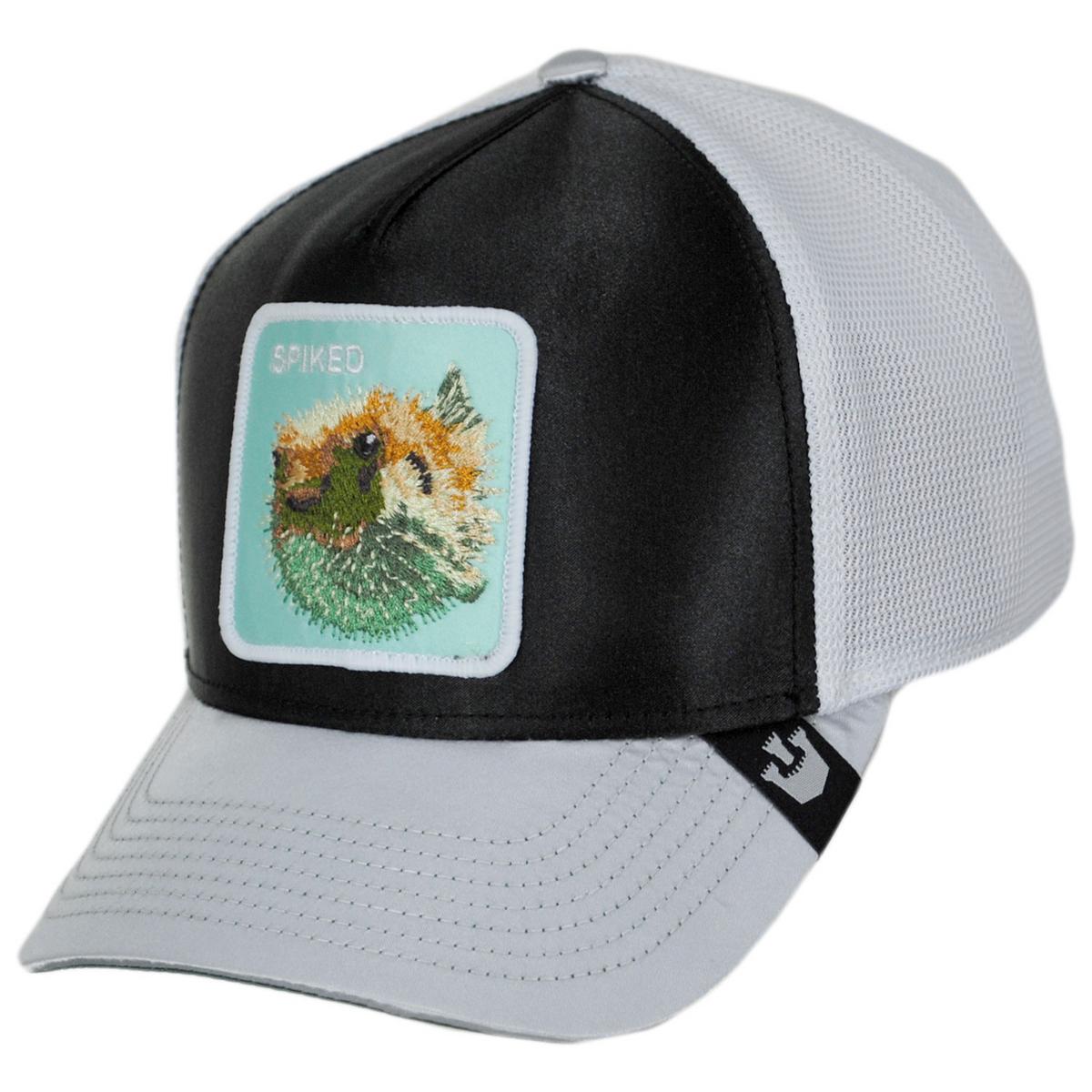 Goorin Bros | Spiked Mesh Trucker Snapback Baseball Cap | 200690 | lead | BLACK