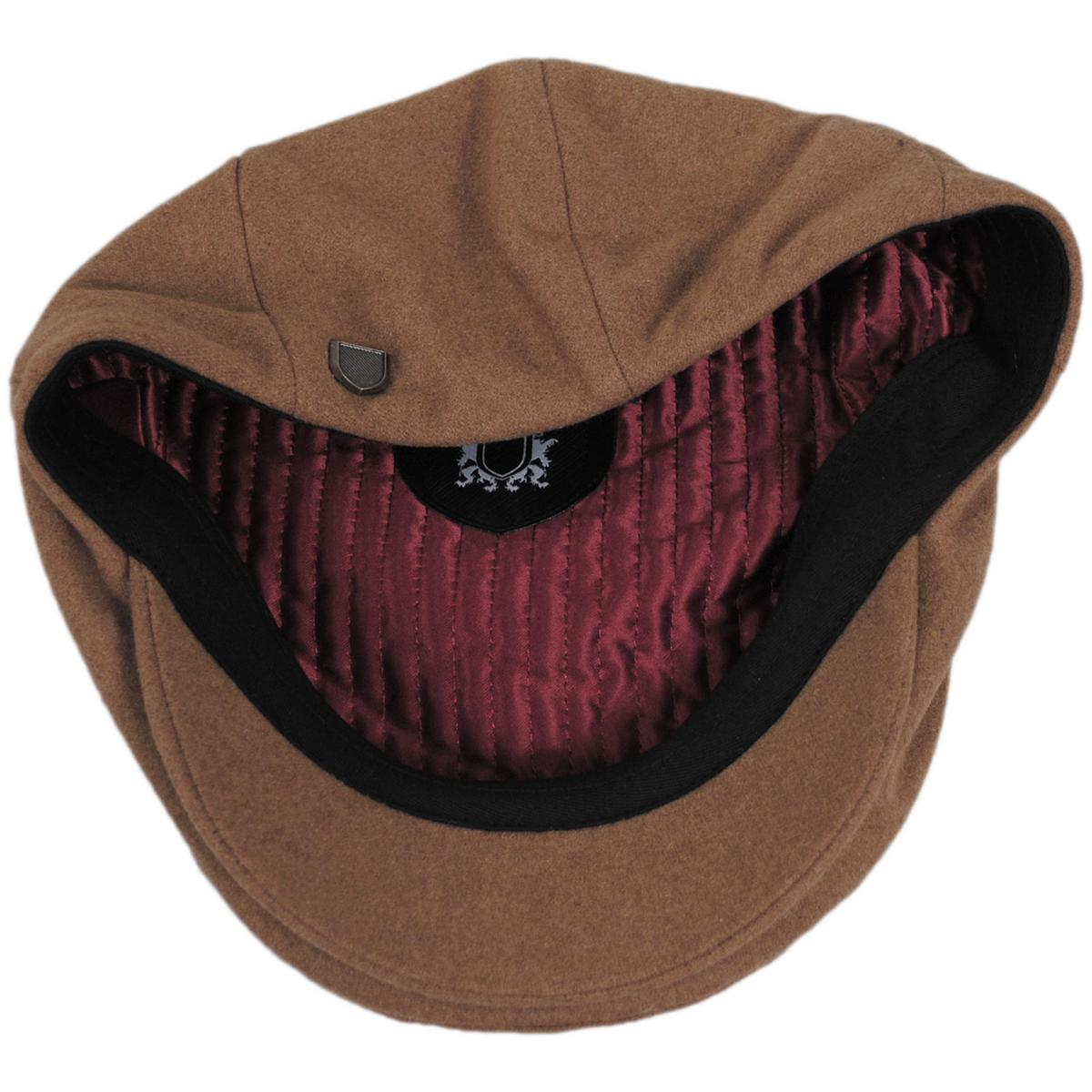BRIXTON HATS | Hooligan Melton Wool Ivy Cap | 161521 | under | CAMEL
