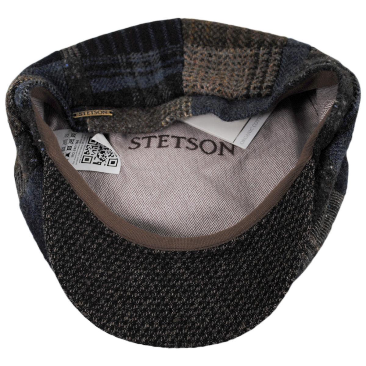 Stetson | Hatteras Patchwork Newsboy Cap | 160180 | under | MULTICOLOR PATCHWORK