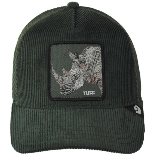 Goorin Bros | Corduroy Tuff Mesh Trucker Snapback Baseball Cap | 200848 | front | PALM