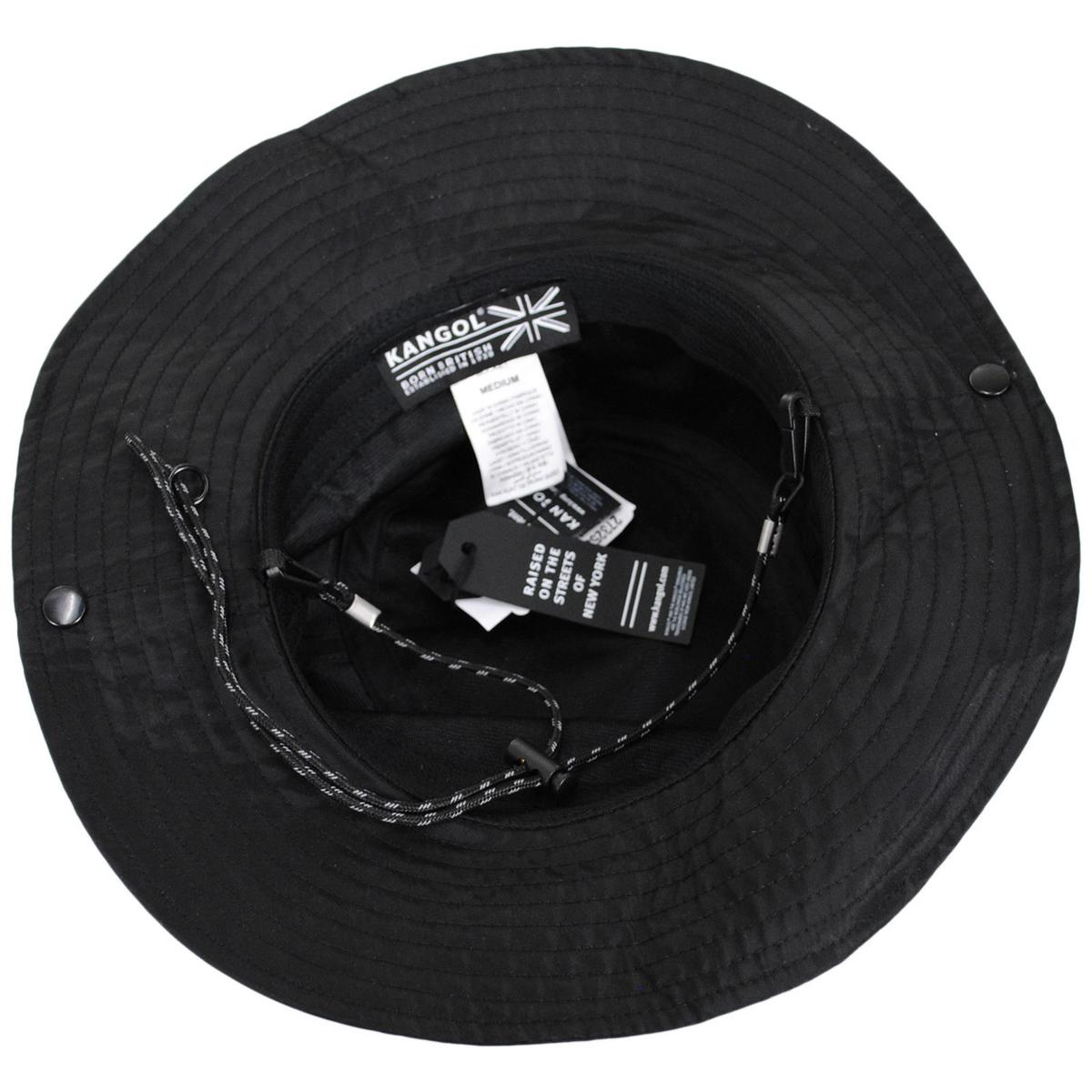 Kangol | Flux Gorpcore Nylon Bucket Hat | 185829 | under | BLACK