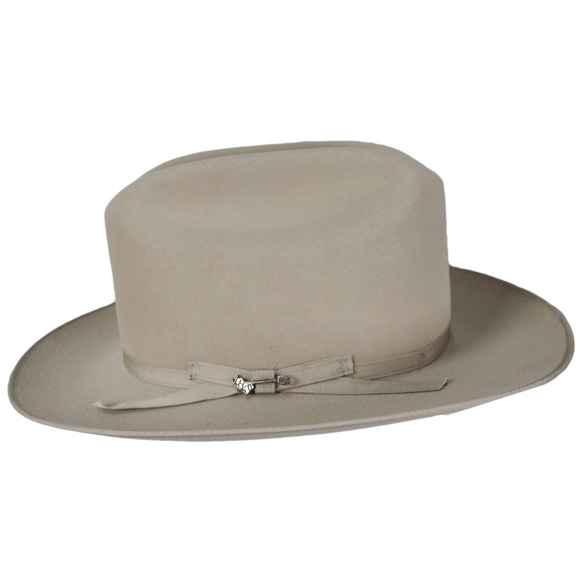 Stetson | Royal Deluxe Open Road Fur Felt Western Hat | 130750 | profile | SILVERBELLY