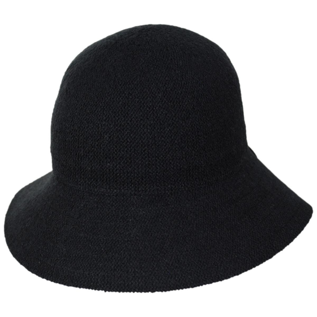 San Diego Hat Company | Jean Ann Knit Bucket Hat | 108664 | lead | BLACK