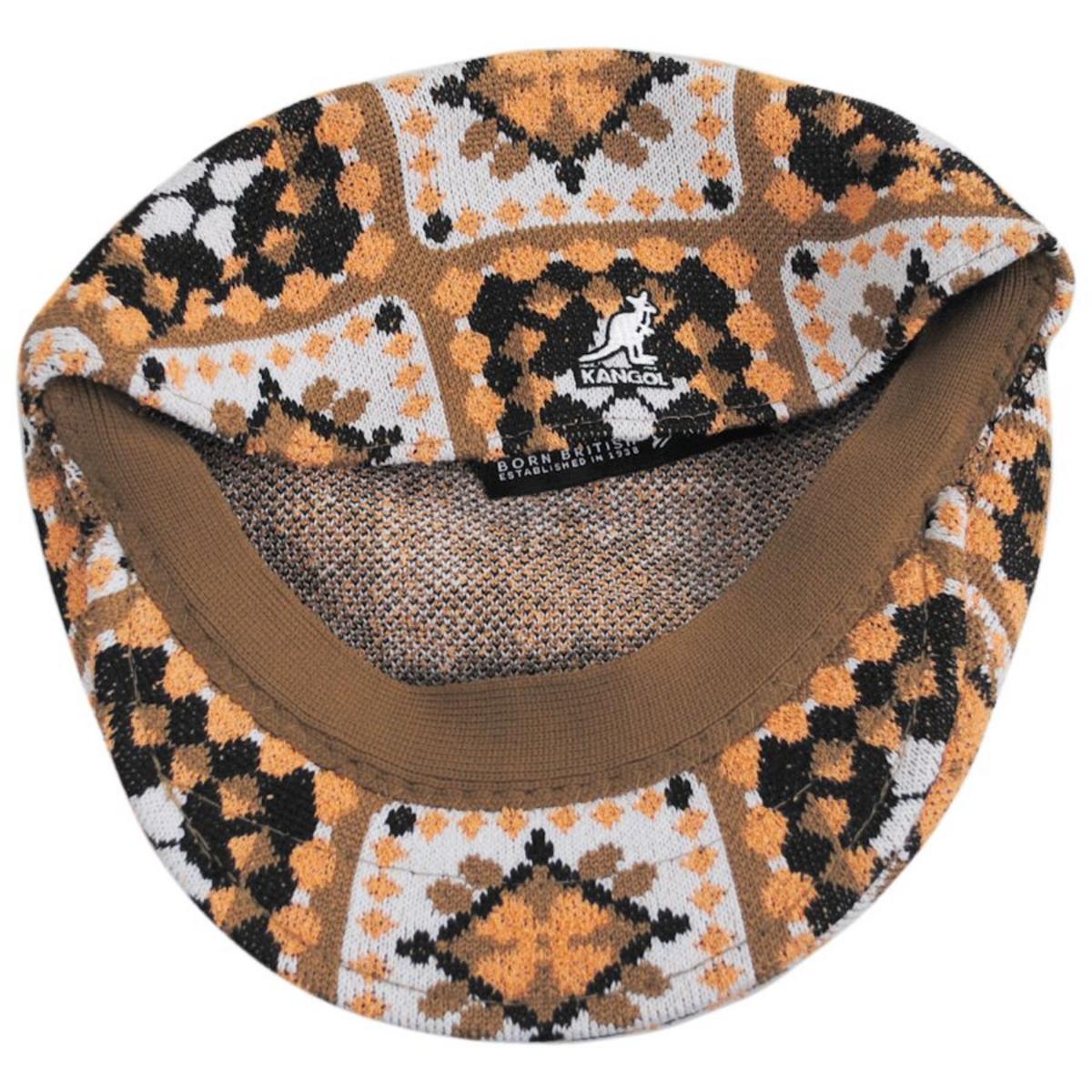 Kangol | Arts & Crafts 504 Ivy Cap | 161011 | under | TAN MULTI