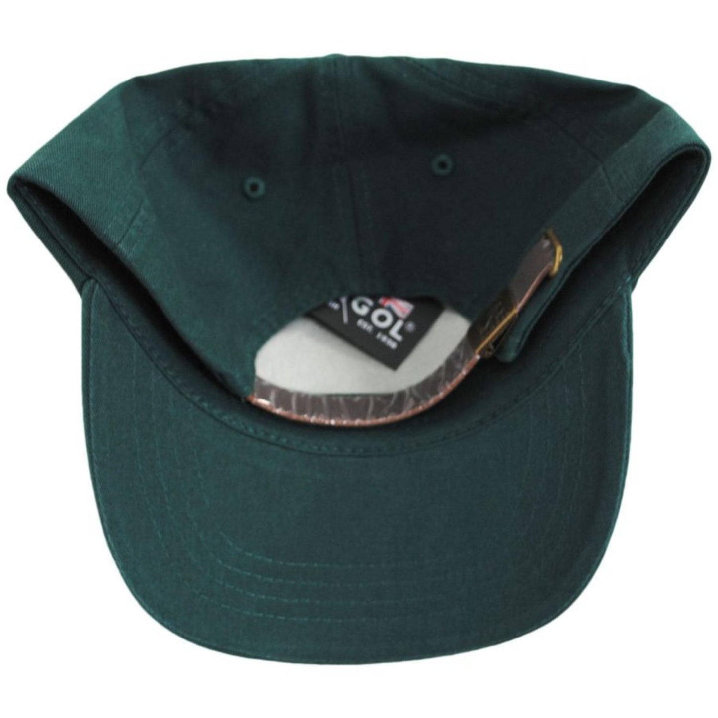 Kangol | Washed Cotton Strapback Baseball Cap Dad Hat - Fall Colors | 201173FW | under | PINE