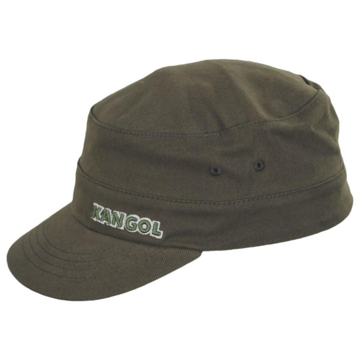 Kangol | Flexfit Cotton Twill Army Cap | 201110 | profile | GREEN