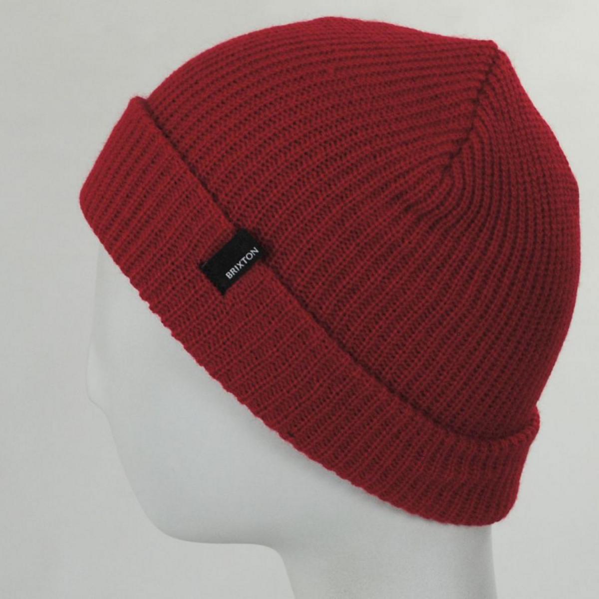 BRIXTON HATS | Heist Knit Beanie Hat | 502706 | profile | RED