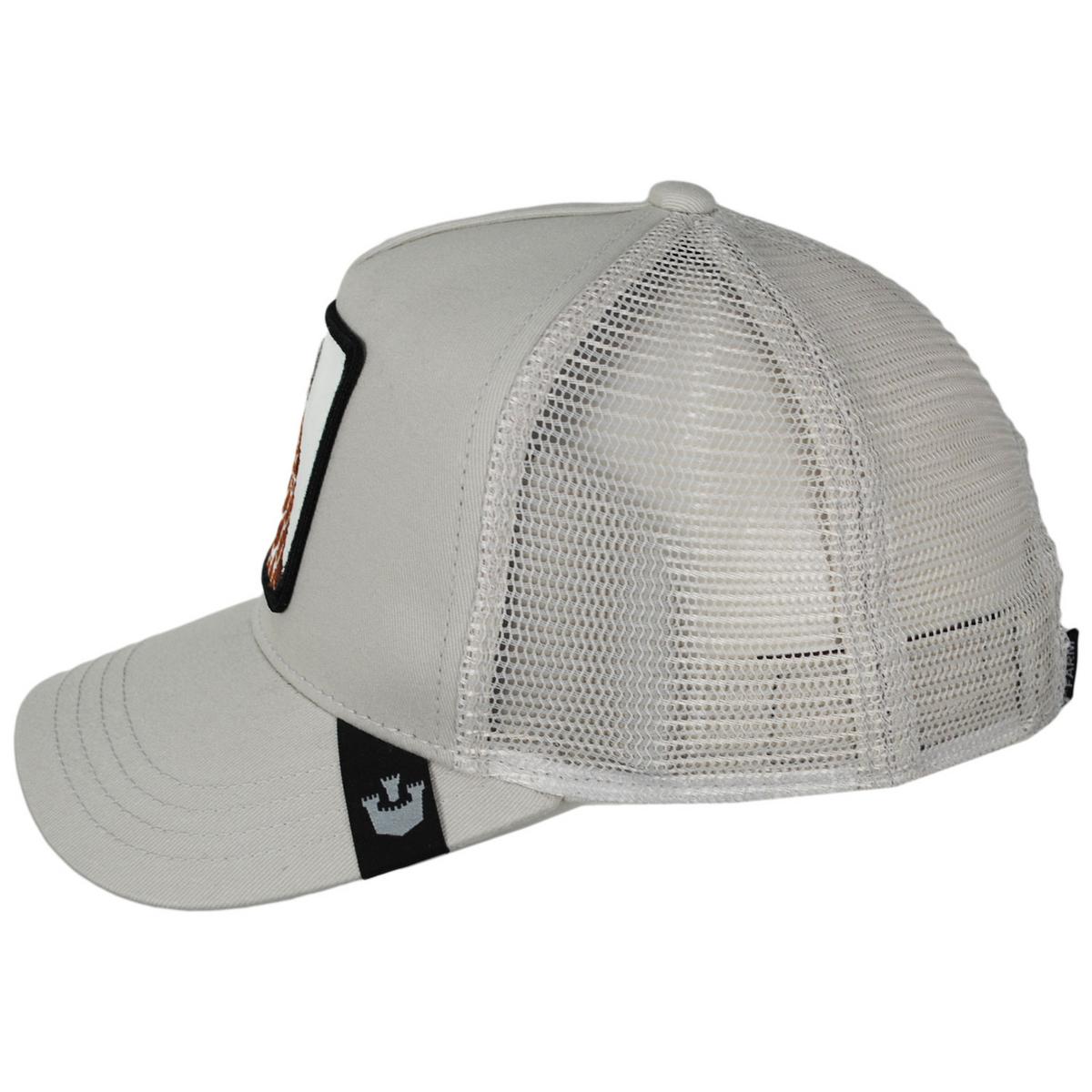 Goorin Bros | Giraffe Mesh Trucker Snapback Baseball Cap | 200366 | profile | KHAKI