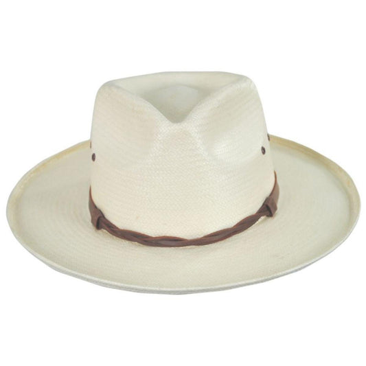 Stetson | Helena Toyo Straw Outback Hat | 127035 | front | NATURAL