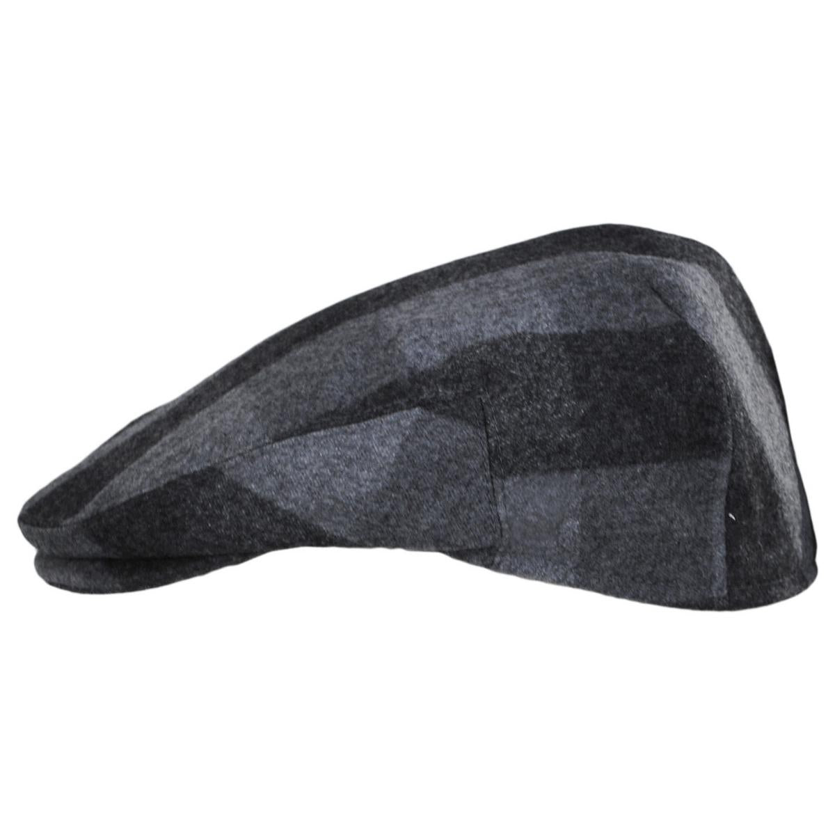 Baskerville Hat Company | Wholesale Basset Wool Check Ivy Cap B2B Pre-Pack | B2B167663 | profile | GREY