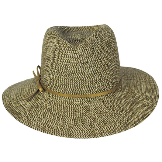 Physician Endorsed | Esme Toyo Braid Fedora Hat | 102698 | front | GOLD