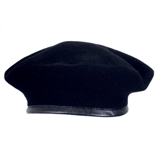 Kangol | Monty Wool Military Beret | 150914 | lead | DARK BLUE