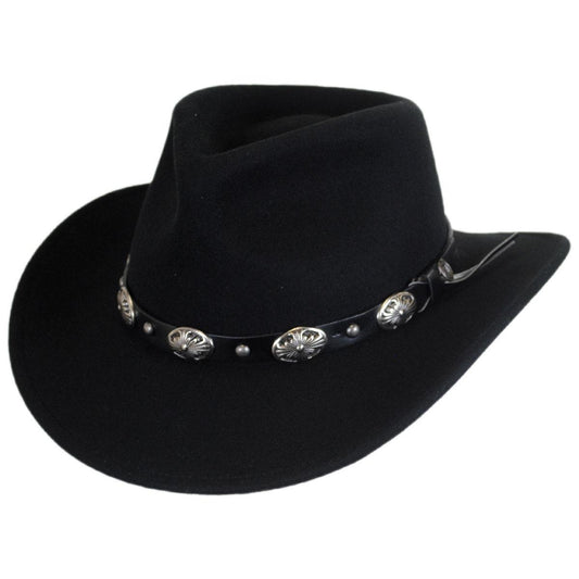 Jaxon Hats | Wholesale Tombstone Wool Felt Cowboy Hat B2B Pre-Pack | B2B135012 | lead | BLACK