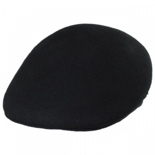 Jaxon Hats | Wool Ascot Cap | 167550 | lead | BLACK