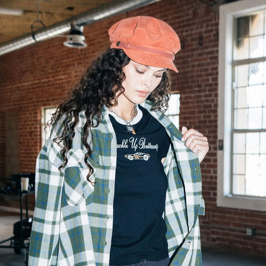 BRIXTON HATS | Fiddler Brushed Satin Fisherman Cap | 181359 | lsmone | TERRACOTTA