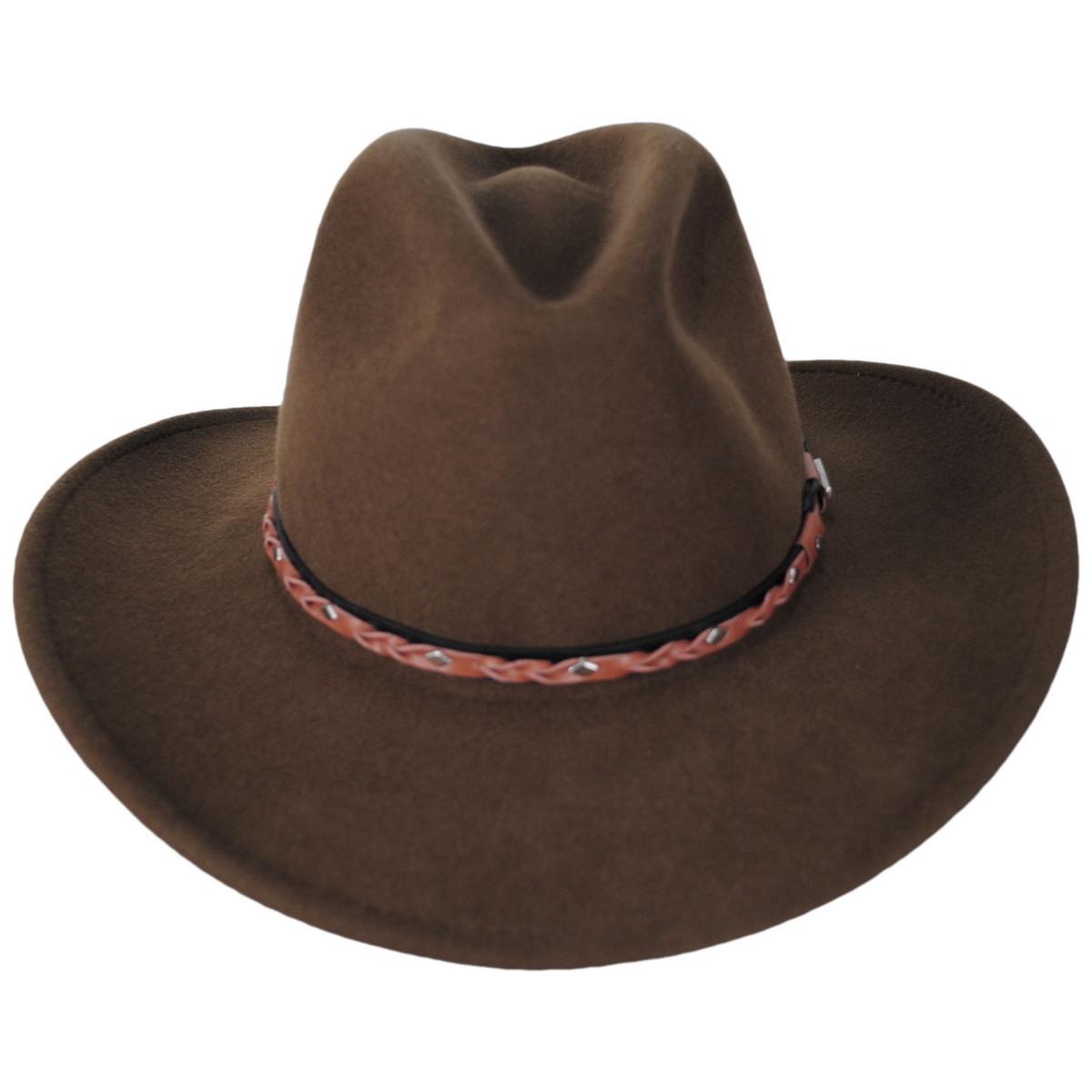 Stetson | Tarkine Crushable Wool Felt Western Hat | 130748 | front | ACORN