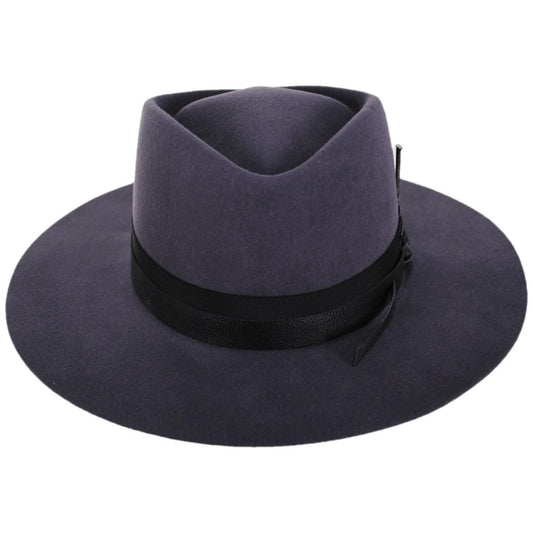 Bailey 1922 | Aslan Elite Wool Fedora Hat | 130106 | front | GUN METAL