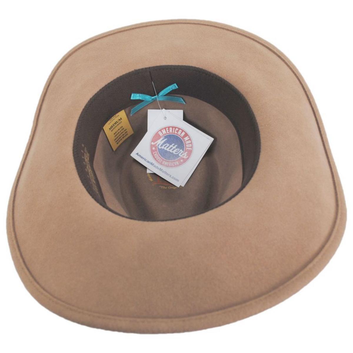 Renegade | Calico Litefelt Wool Western Hat | 130359 | under | CAMEL