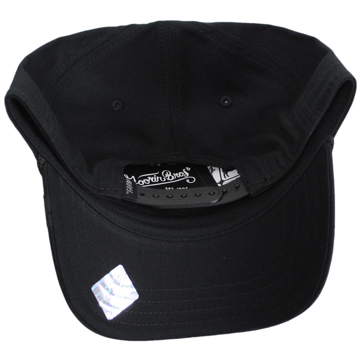 Goorin Bros | Killer Whale 100 Trucker Snapback Baseball Cap | 200639 | under | BLACK