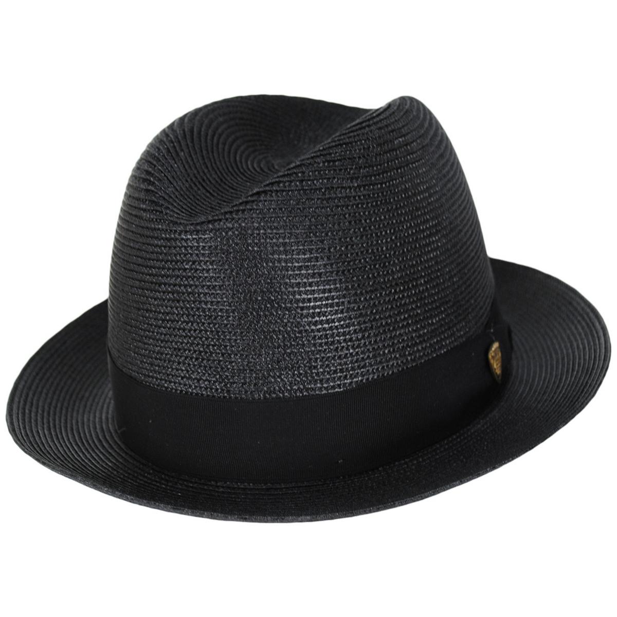 Dobbs Fedora Dobbs Rocky - Wool Fedora Hat (6 3/4, Black) at Amazon Men main image 3