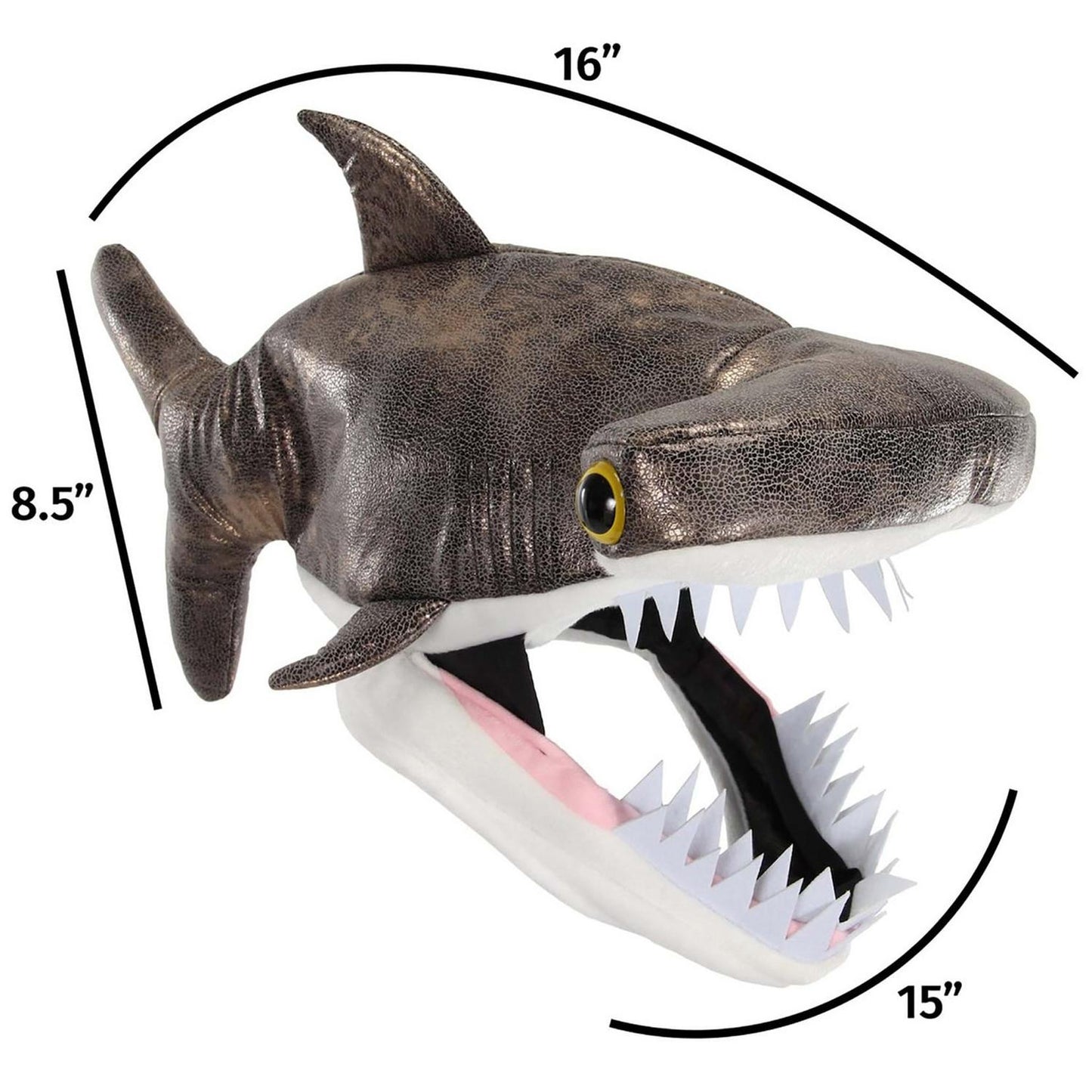 Elope | Hammerhead Shark Jawesome Hat | 190287 | detailone | COPPER/BROWN