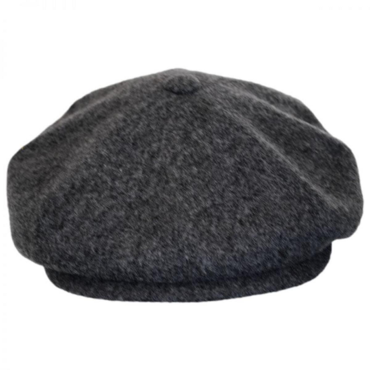 Kangol | Hawker Wool Newsboy Cap | 160943 | front | FLANNEL