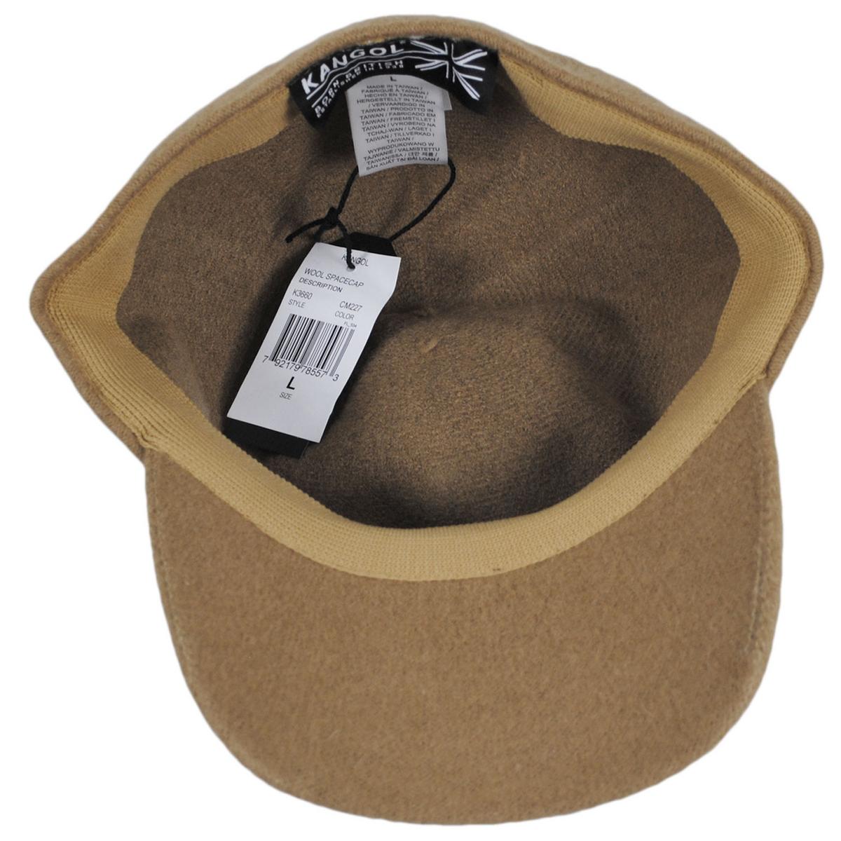 Kangol | Wool Spacecap Fitted Baseball Cap | 201106 | under | CAMEL