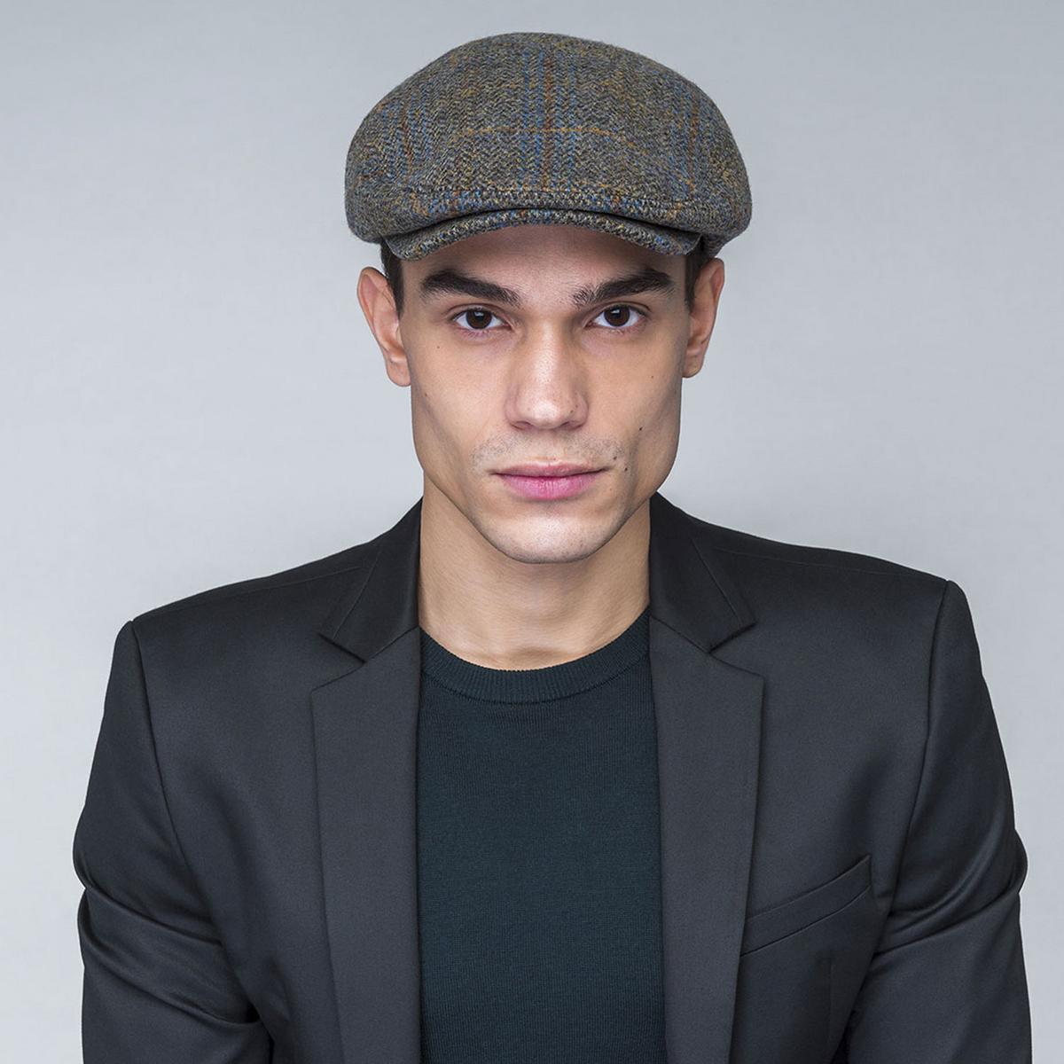 Bailey 1922 | Lou Wool Herringbone Plaid Ivy Cap | 167208 | lsmone | OAK PLAID