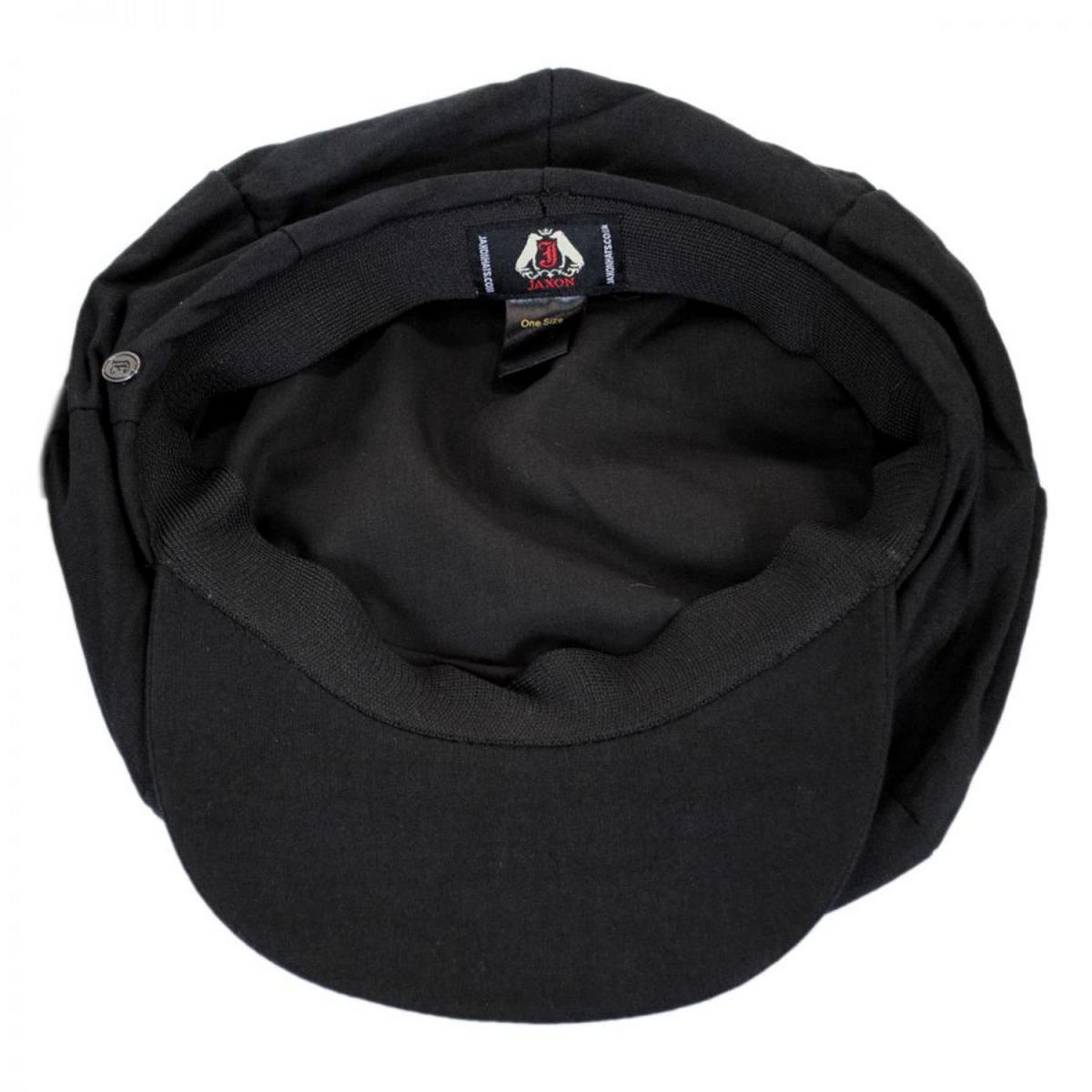 Jaxon Hats | Linen Big Apple Cap | 167736 | under | BLACK