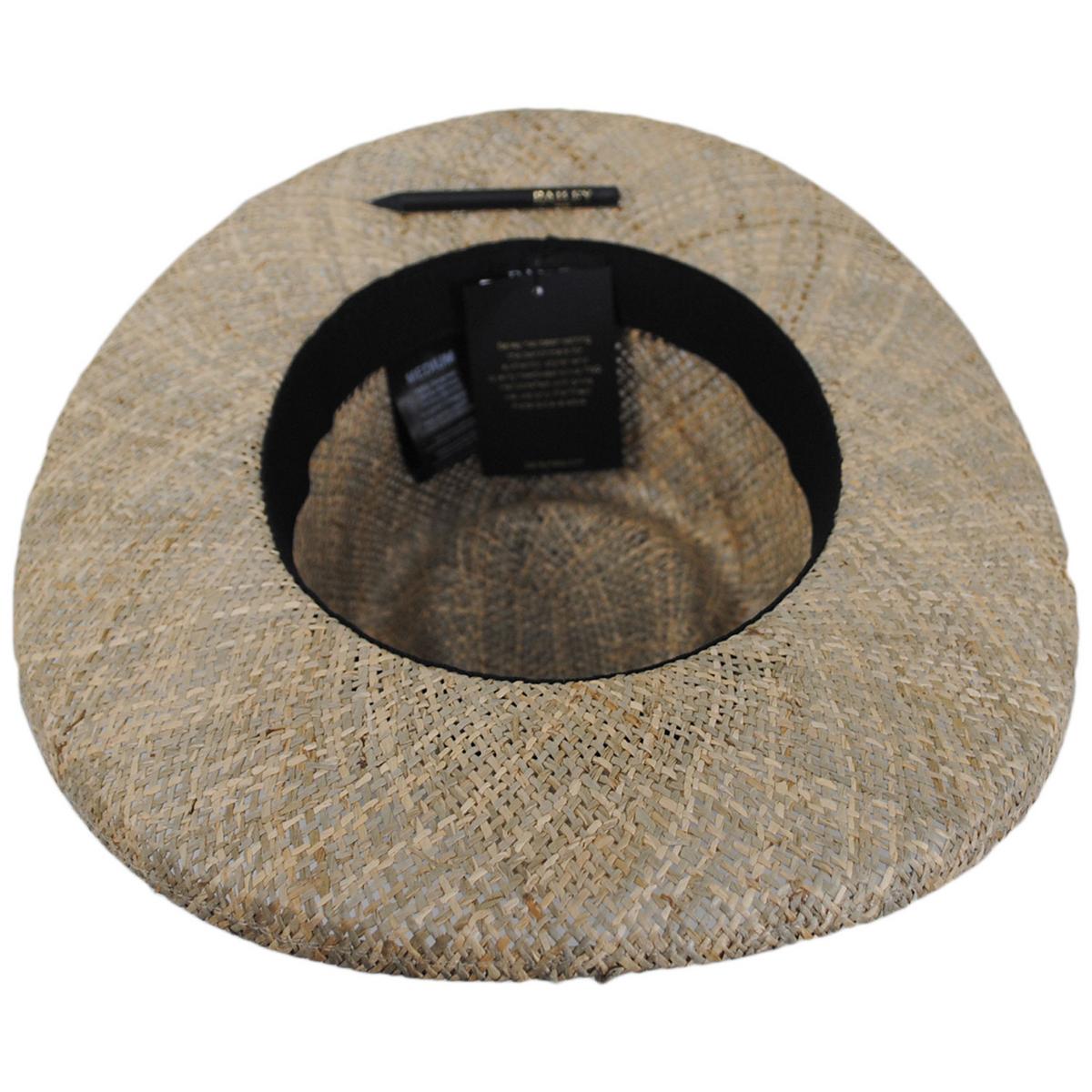 Bailey 1922 | Daxton Seagrass Straw Fedora Hat | 127883 | under | NATURAL