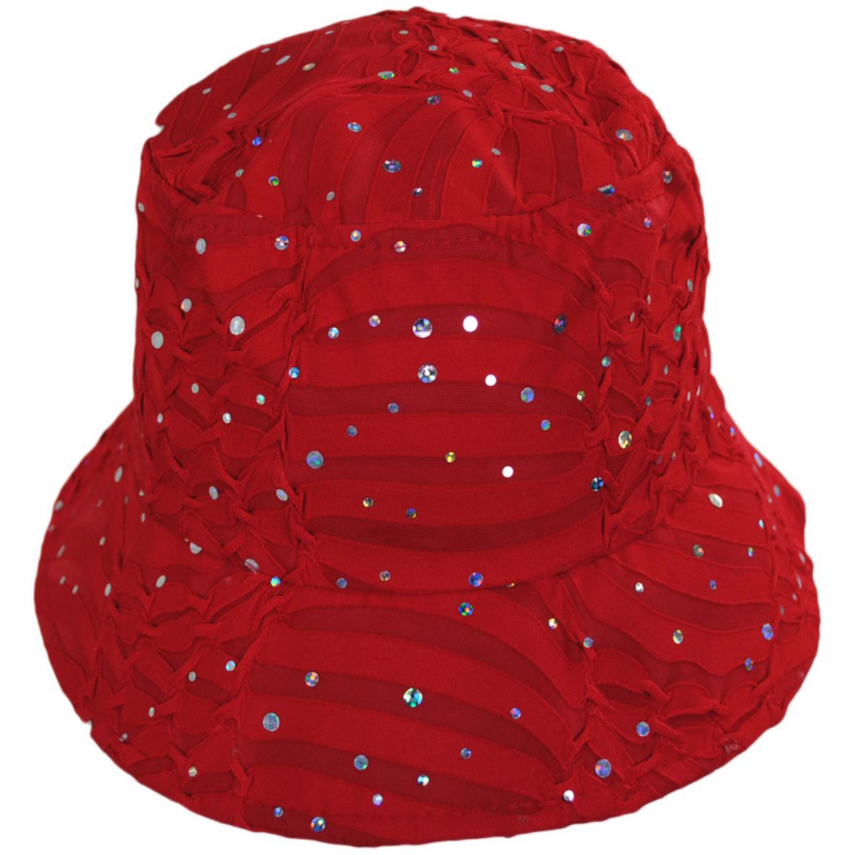 Something Special | Jewel Bucket Hat | 109203 | front | RED