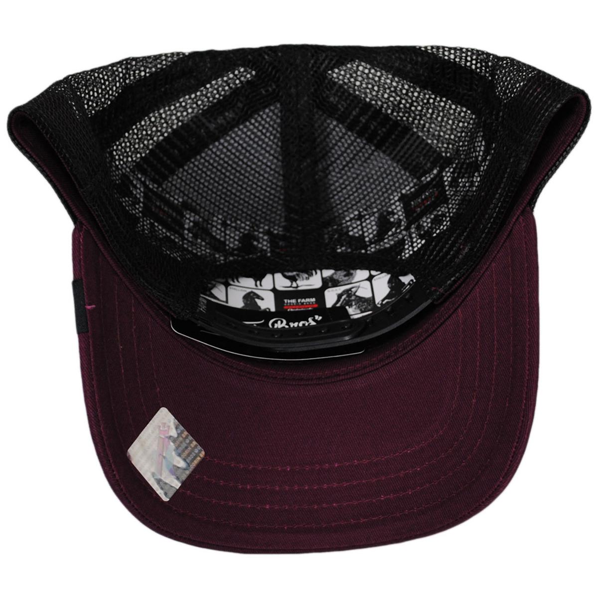 Goorin Bros | Stallion Mesh Trucker Snapback Baseball Cap | 200373 | under | WINE
