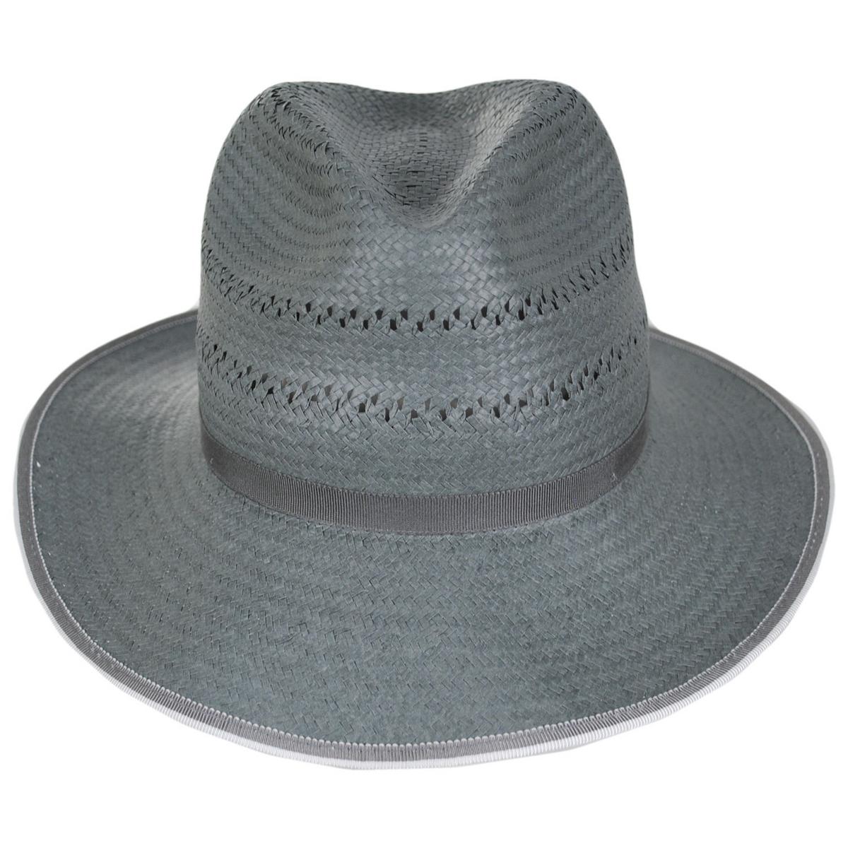 Bailey 1922 | Delmont Toyo LiteStraw Fedora Hat | 127925 | front | ASH