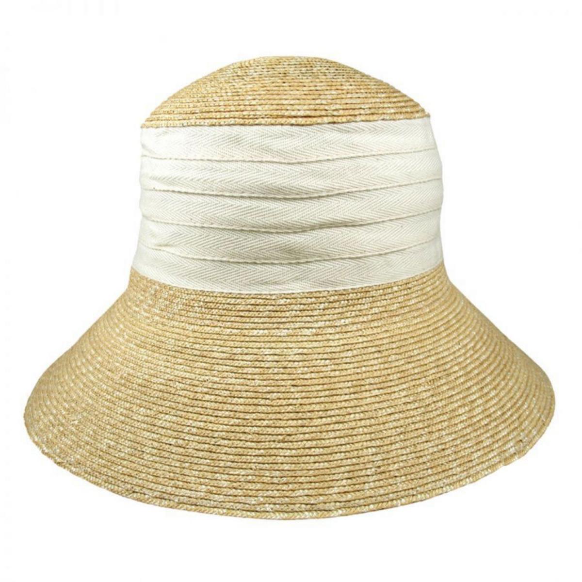 Jeanne Simmons | Packable Wheat Straw Sun Hat | 101772 | lead | NATURAL