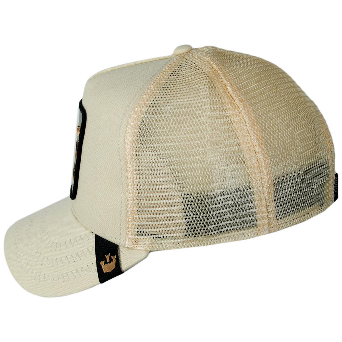 Goorin Bros | Menace Mesh Trucker Snapback Baseball Cap | 200698 | profile | CREME