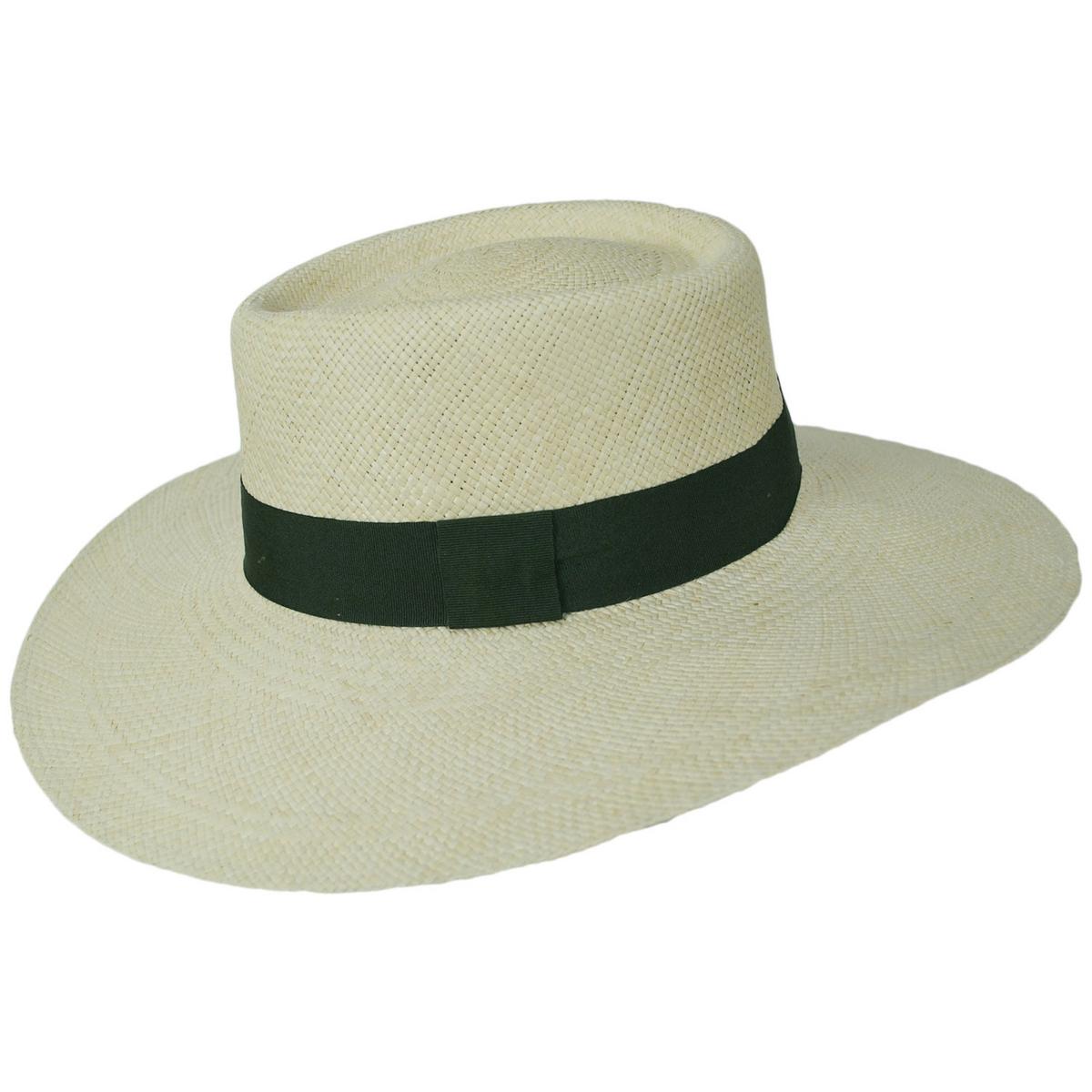 3 Regions Trade Co. | Gaucho Brisa Grade 4-5 Panama Straw Hat | 128752 | profile | NATURAL/OLIVE